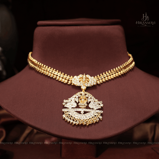 Vintage Lakshmi and annam motif attigai