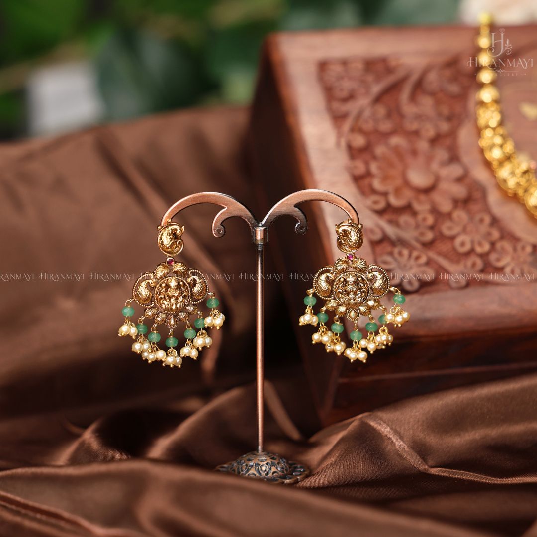 2 Antique Lakshmi motif necklace
