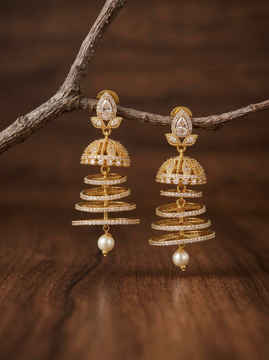 Antique with white stone layers jumka
