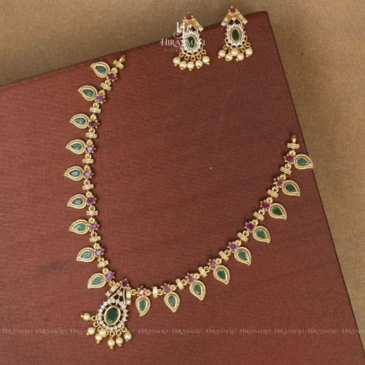 Traditional Keralam palakka necklace