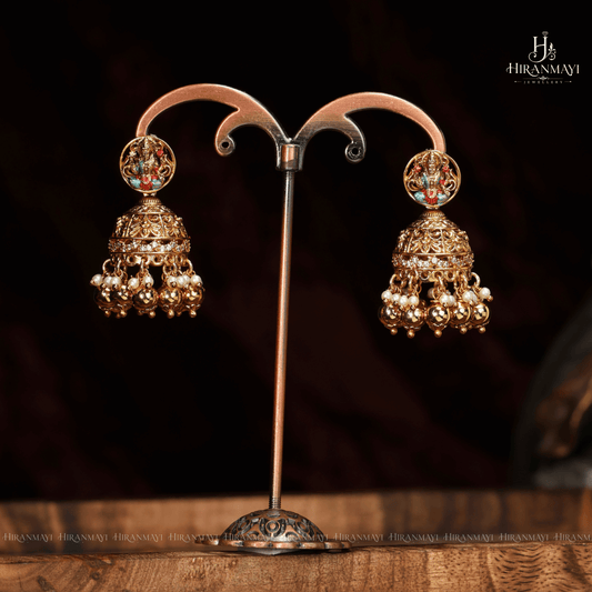 Hasli Necklace With Rice Pearl Hanging