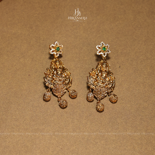 Antique with American diamond stone fitted haram