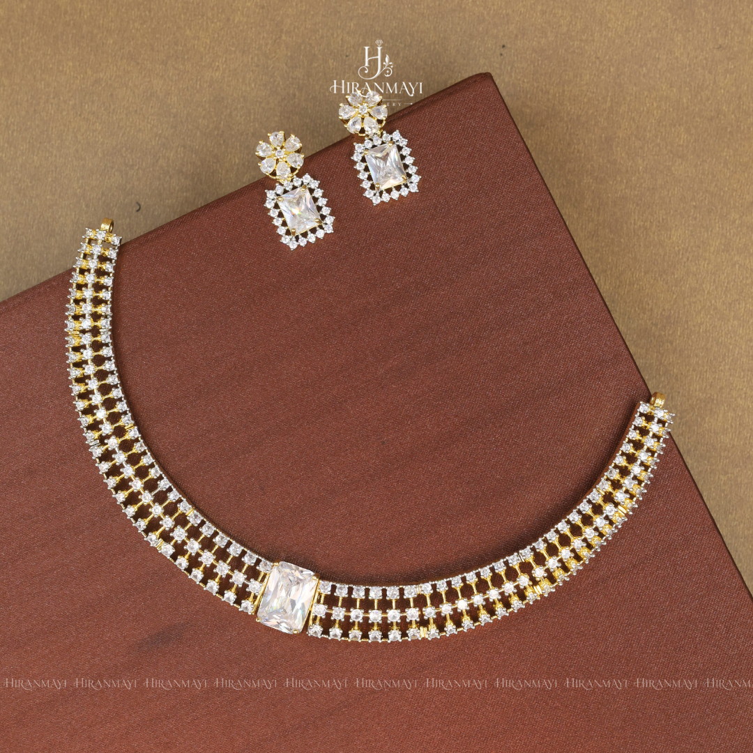 Celebrity inspired necklace  white