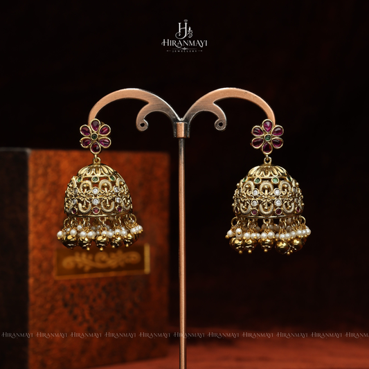Jadau stone stunning statement set