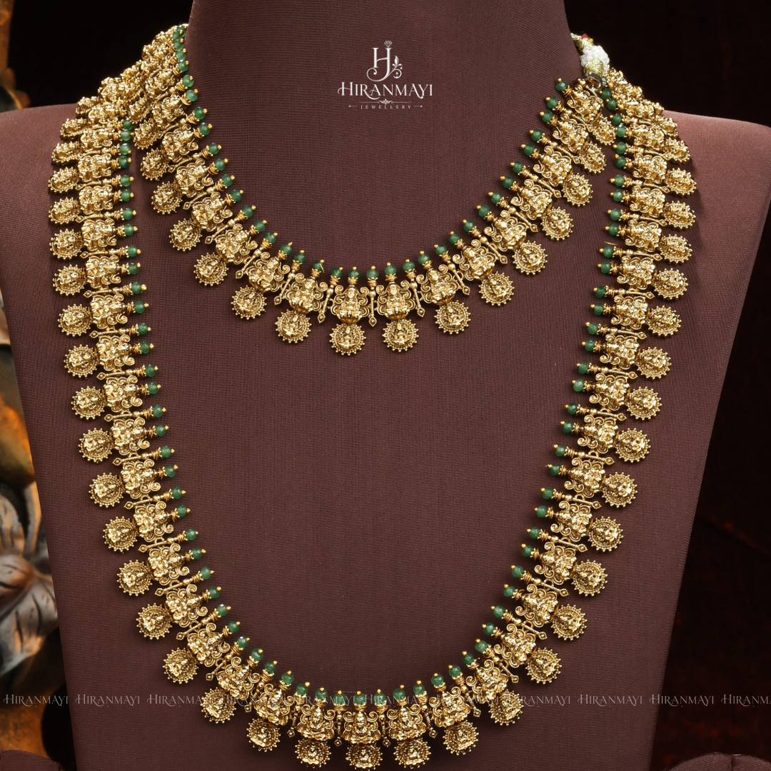 Antinque Greens Beads Headed Set
