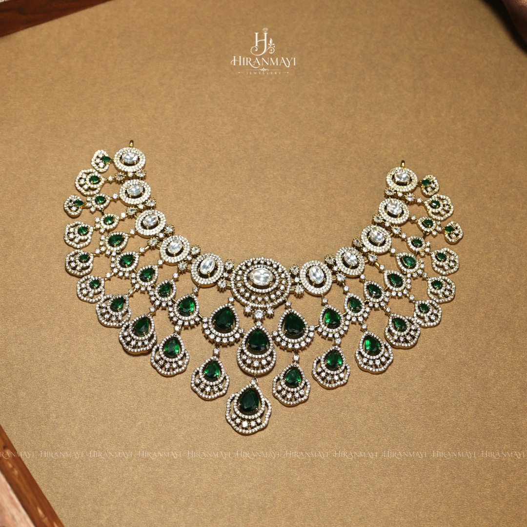 Victorian Polki diamond chocker