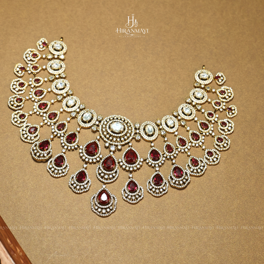 Victorian Polki diamond chocker set