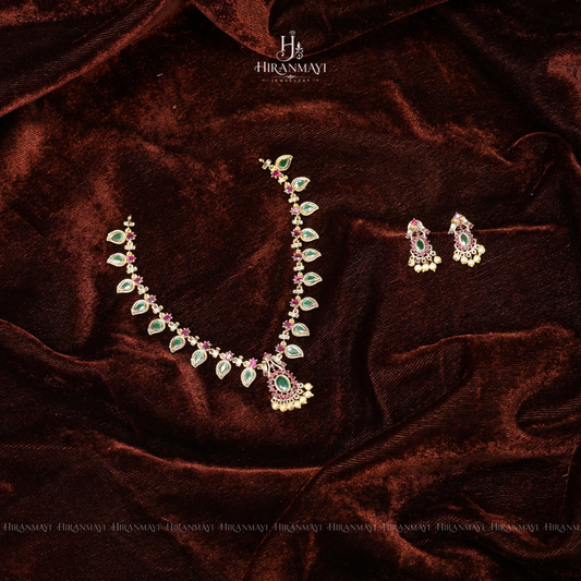 Kerala palakka design necklace rs.950