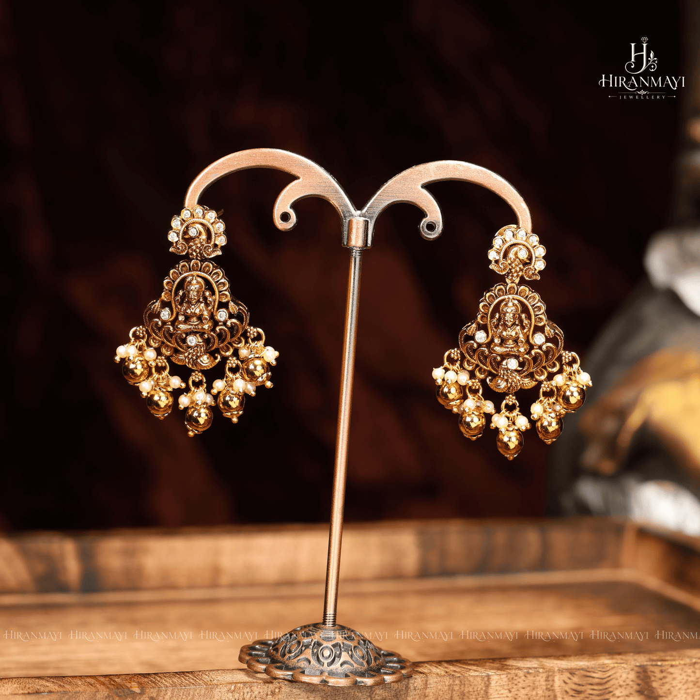 Antique Lakshmi Motif Long Haram