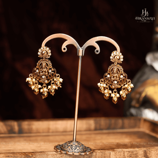 Antique Lakshmi Motif Long Haram