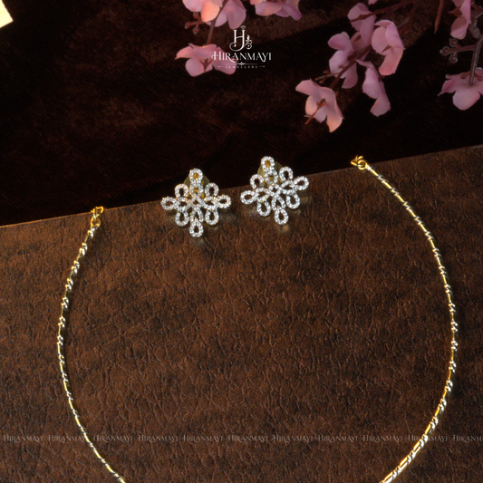 Kolam pattern pendant with hasli