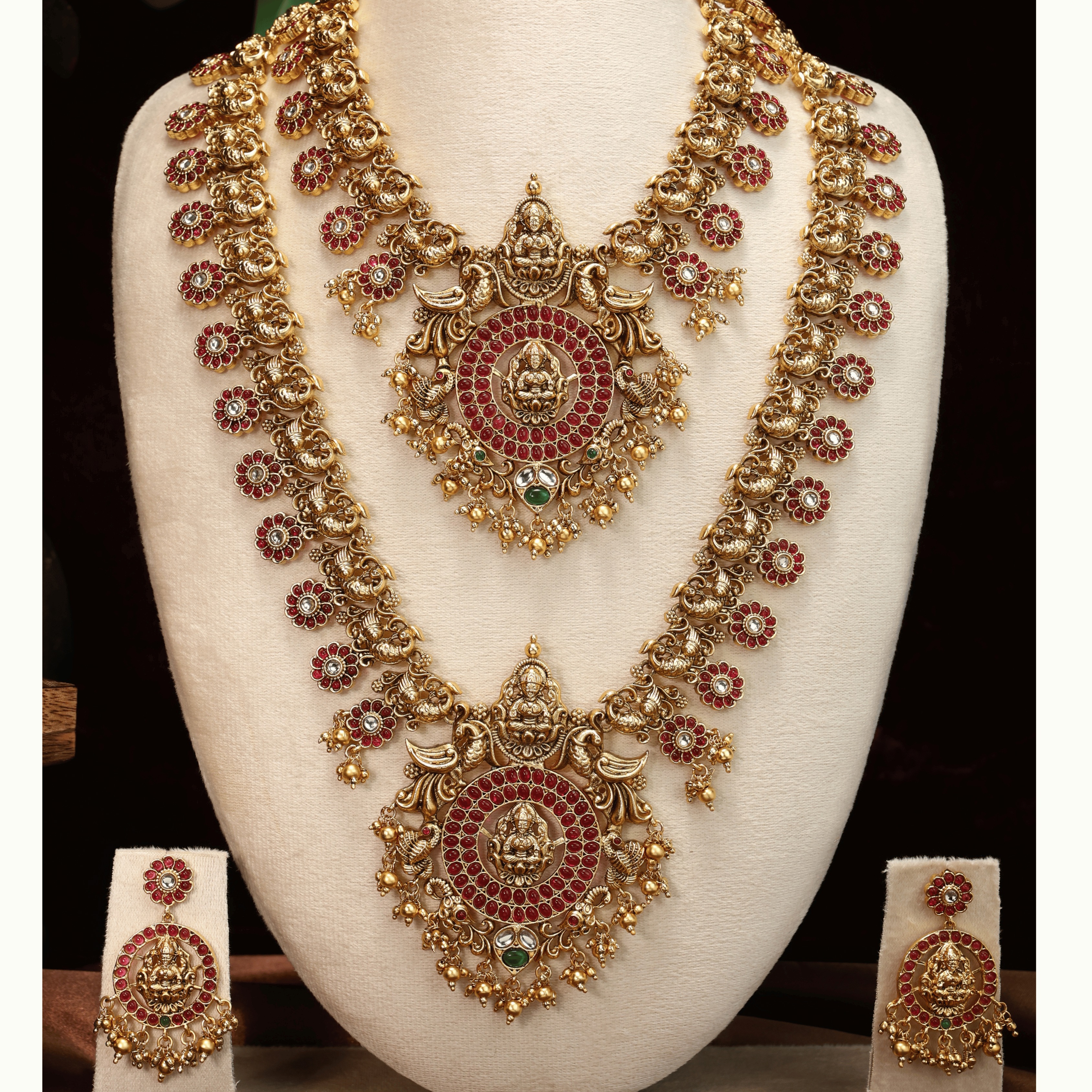 Premium matt finish kemp stone semi bridal set
