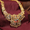 Beautifully hand painted Lakshmi and peacock motif long haram