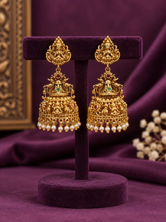 Antique Lakshmi earrings