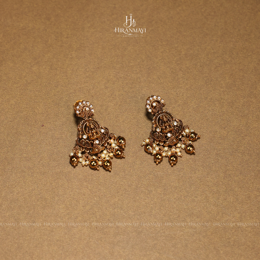 Antique long haram with earrings and Haram