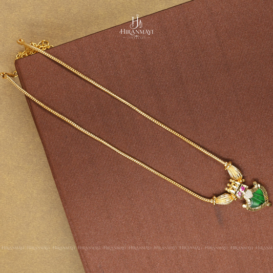 Minimal palakka pendant chain