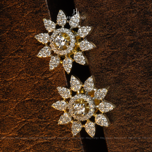 Diamond inspired pendant with hasli