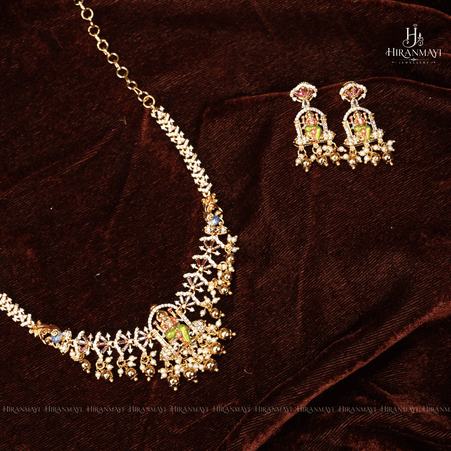 Meenakari Hand Painted Antique Necklace