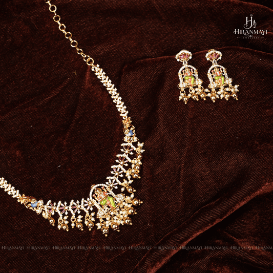 Meenakari Hand Painted Antique Necklace