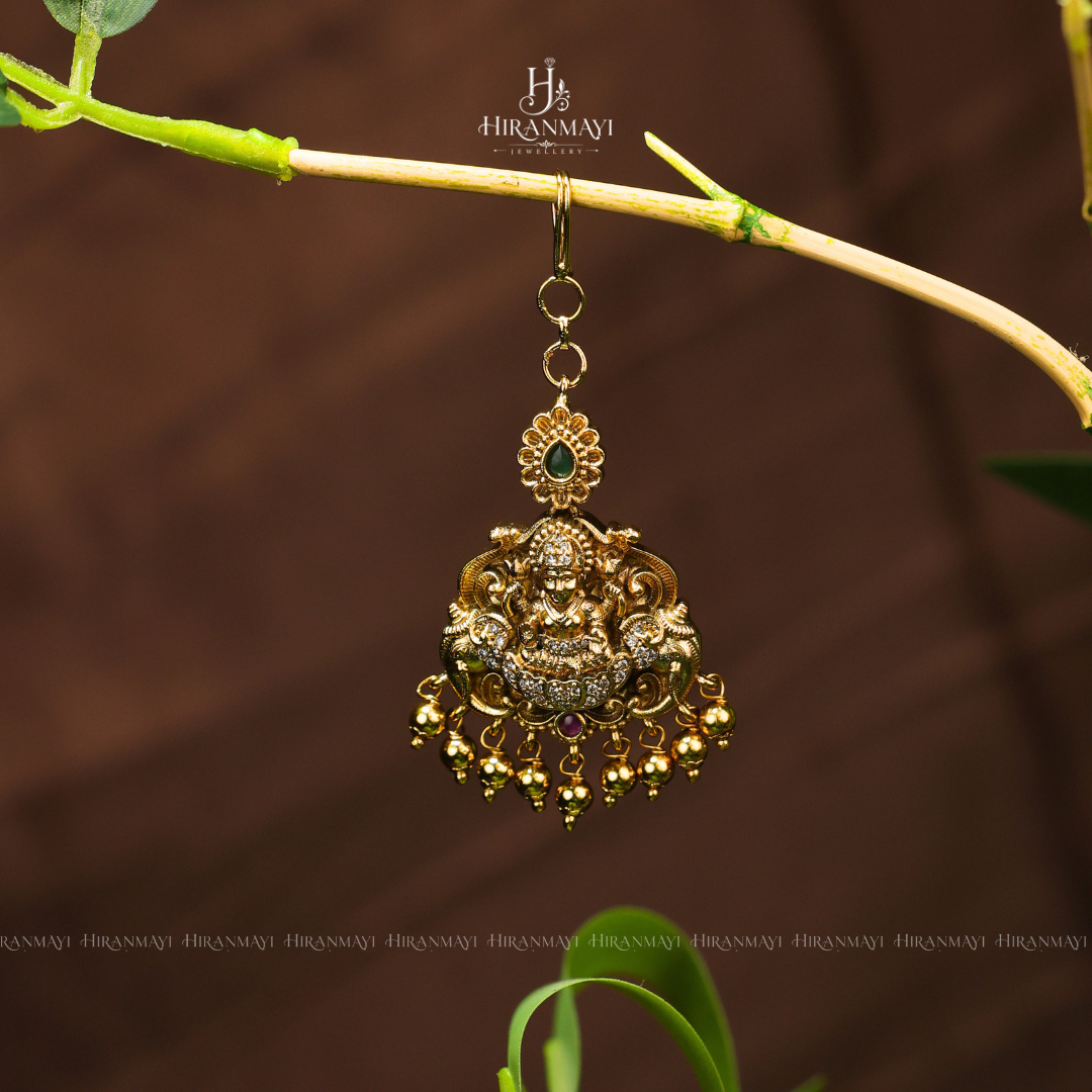 Antique Lakshmi crafted tikka
