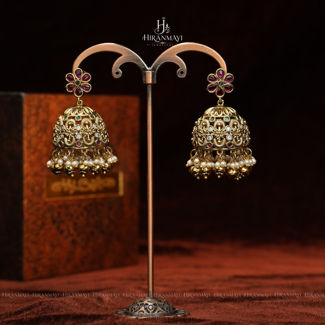 Jadau stone stunning statement set
