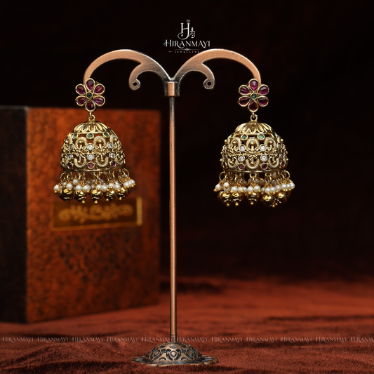 Jadau stone stunning statement set