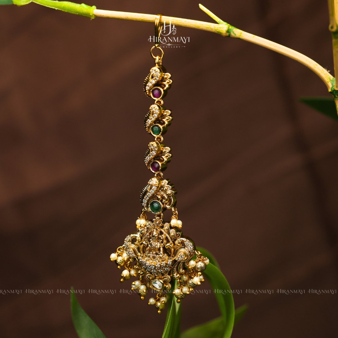 Antique Lakshmi crafted tikka