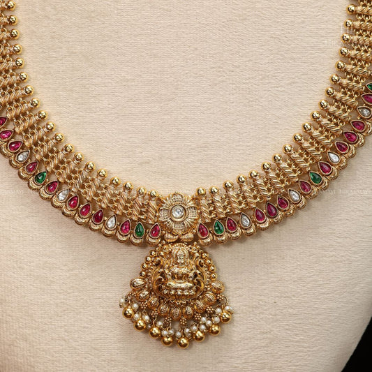 Antique bridal set with premium kemp stones