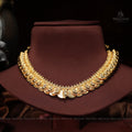 Double sided mango and coin motif vintage necklace