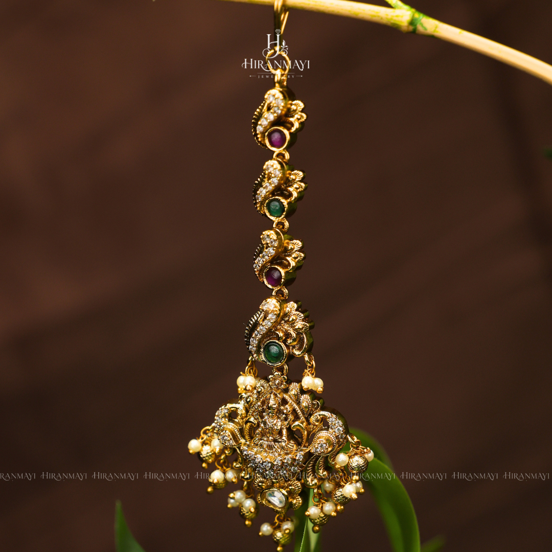Antique Lakshmi crafted tikka