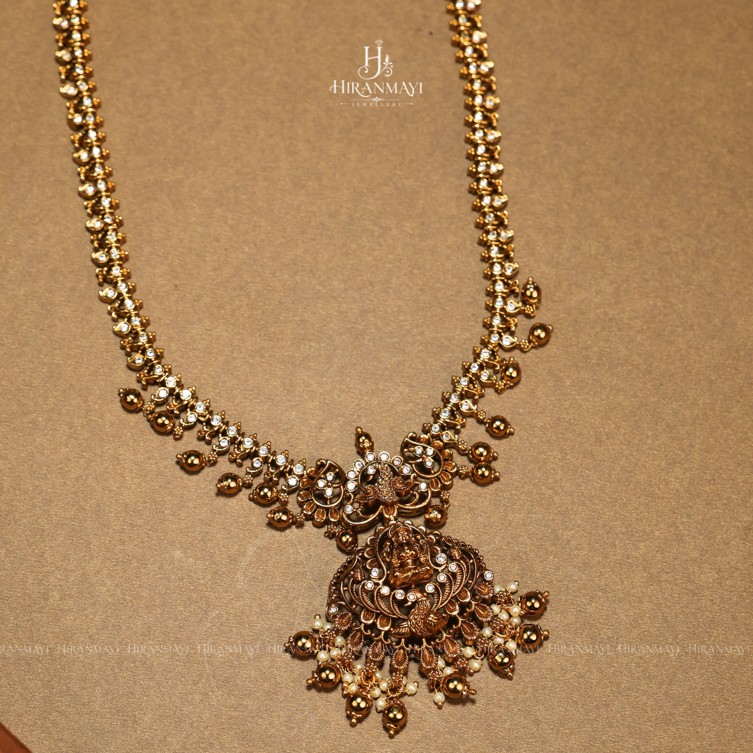 Antique long haram with earrings and Haram