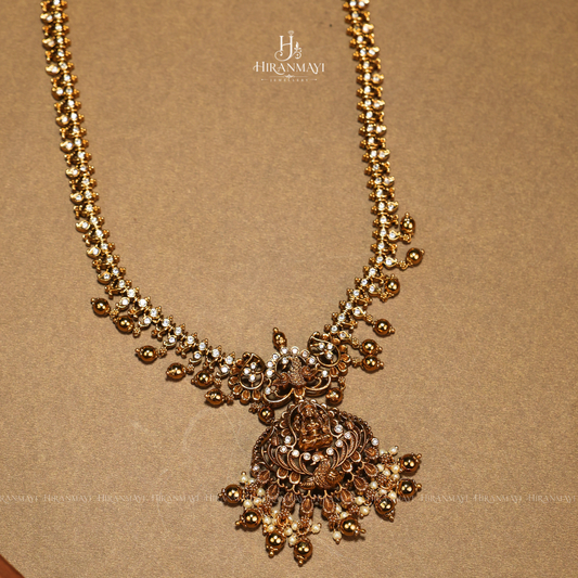 Antique long haram with earrings and Haram