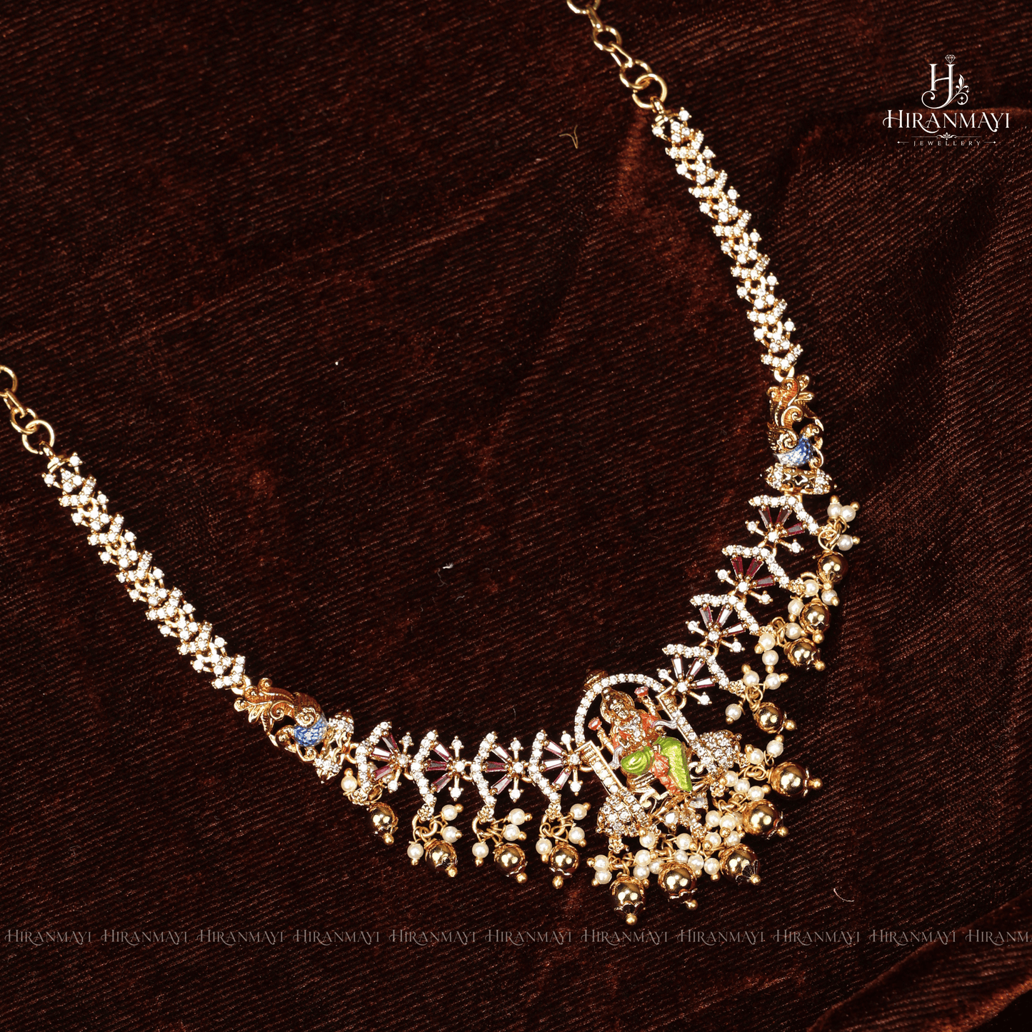 Meenakari Hand Painted Antique Necklace