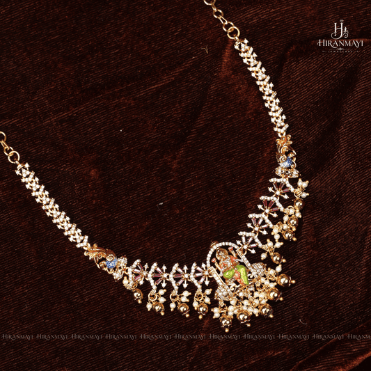 Meenakari Hand Painted Antique Necklace