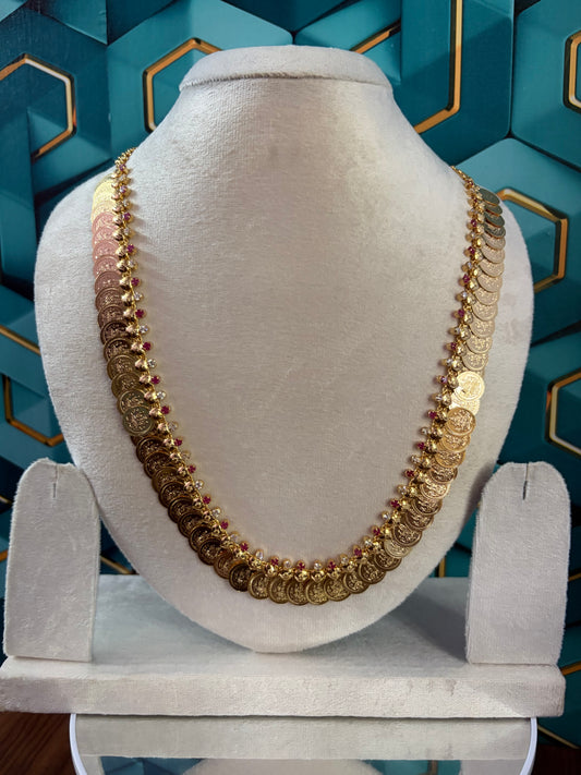 Impon coin haram ruby with white sones