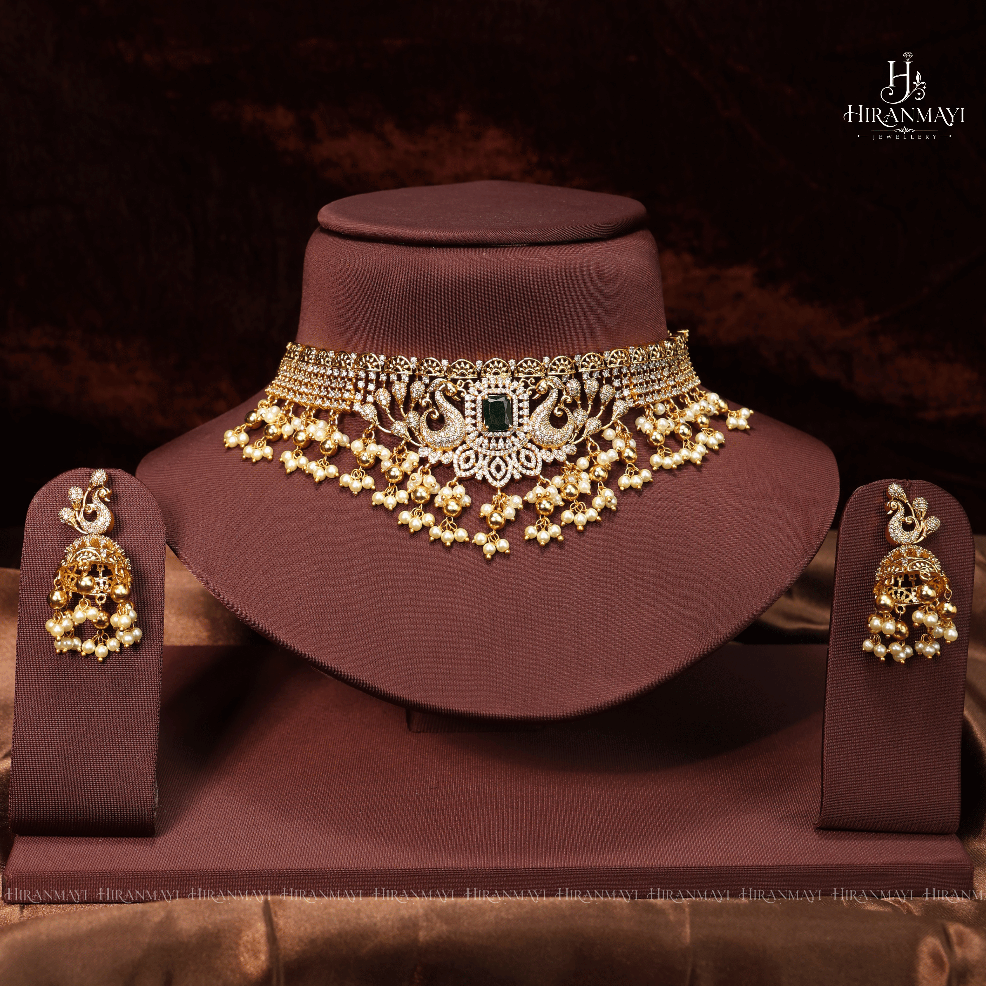 Antique With Diamond Stones Studded Chocker