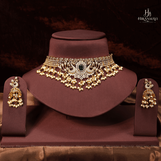 Antique With Diamond Stones Studded Chocker