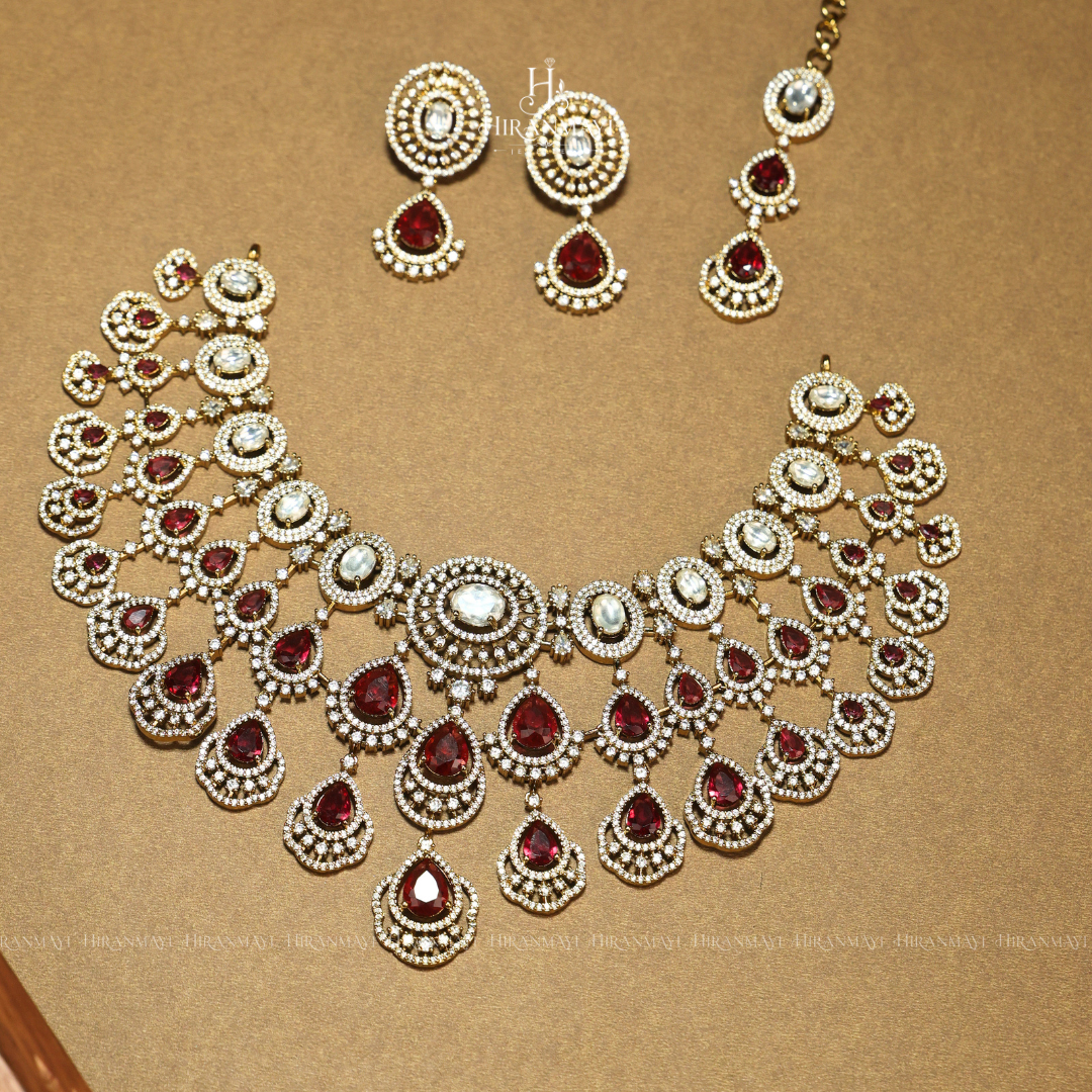 Victorian Polki diamond chocker set