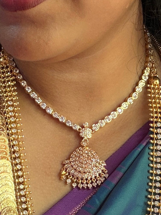 80’s Impon attigai with earrings