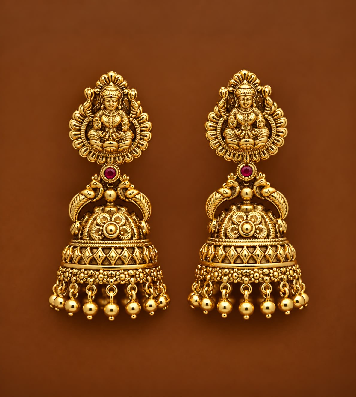 Antique Lakshmi earrings