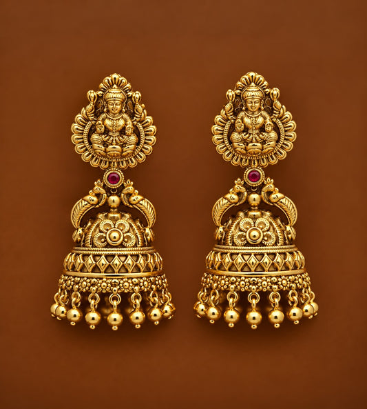Antique Lakshmi earrings