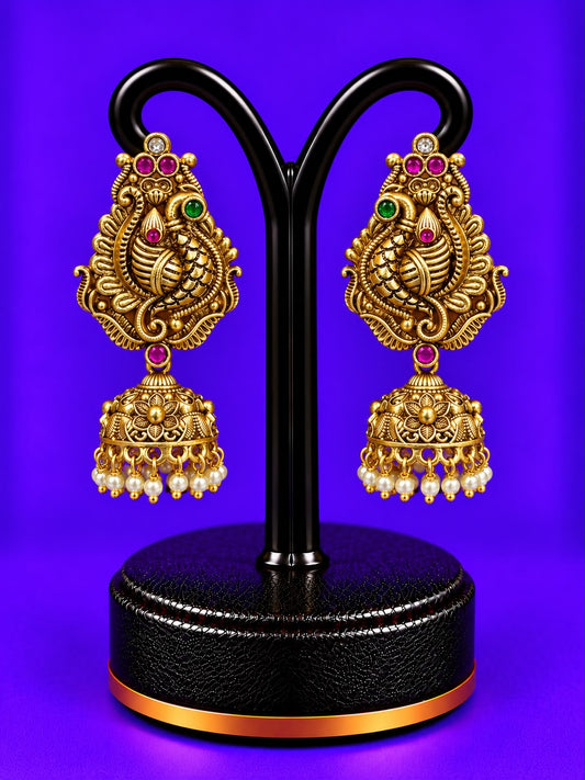 Real Gold replica antique jumka