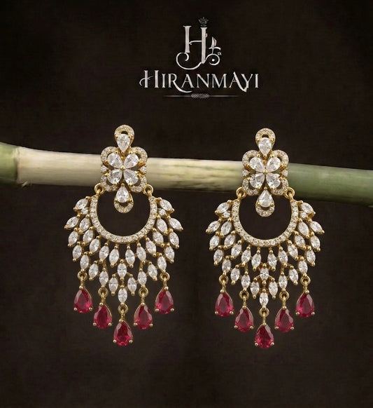 Victorian Polki diamond earrings