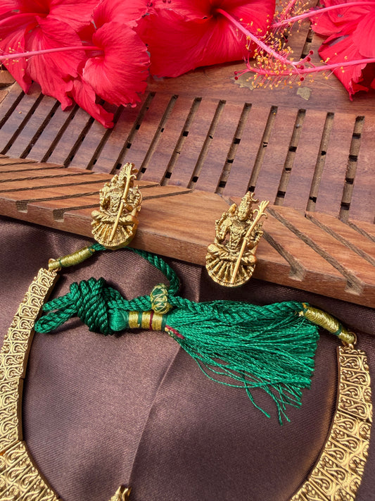 Madurai Meenakshi Amman motif antique necklace