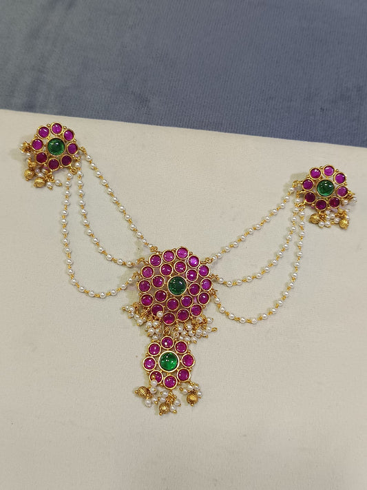 Kundan stone jadai billai