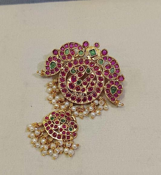 Kundan stone jadai billai