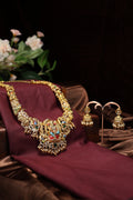 Handpainted lakshmi mottif antique haram