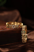 lakshmi and elephant mottif antique bangles