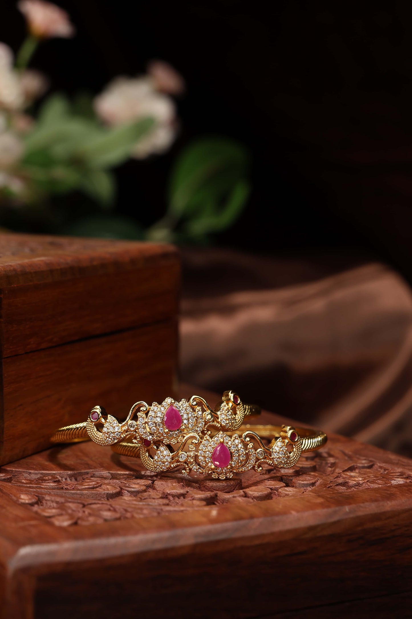 Antique kada bangles -2pcs