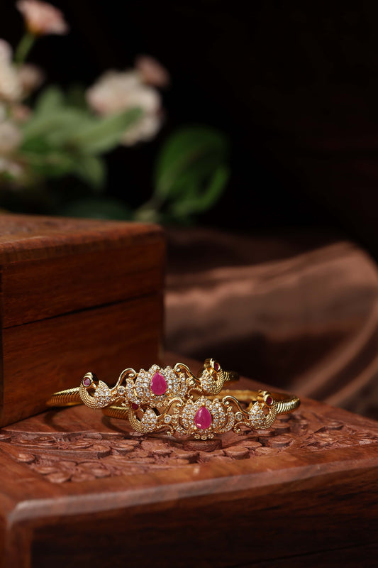 Antique kada bangles -2pcs